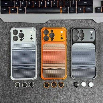 凱夫拉紋 膚感磨砂 高級感 送鏡頭貼 適用 iPhone 17 防摔殼 16 15 14 13 Pro Max 手機殼