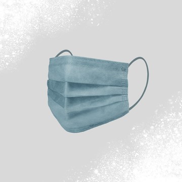 CHENYU辰昱 平面涼感醫療口罩(30入) - 裊煙藍