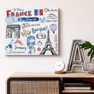 【日本 VisualSonic】藍牙畫布音箱-城市映象風格 / 6款花色