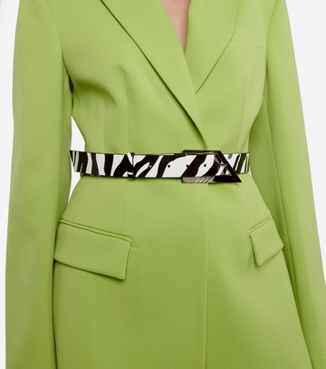 The Attico Printed leather belt