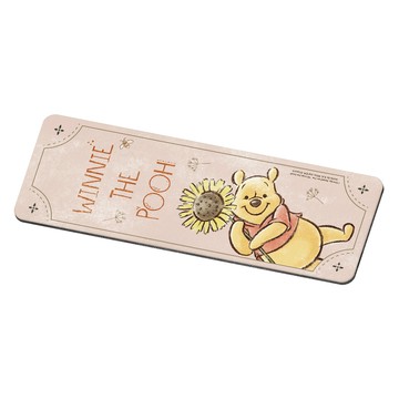 收納王妃 - 迪士尼 Disney 復古系列【向日葵維尼】珪藻土軟式吸水洗漱墊 吸水墊 杯墊24x8x0.5cm