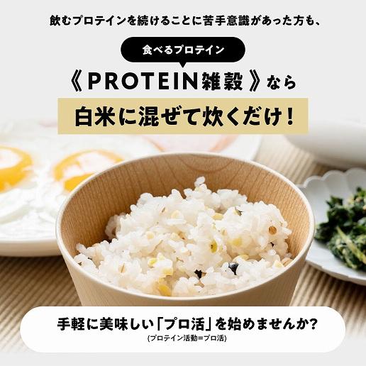 国産雑穀 PROTEIN雑穀 800g(400g×2) プロテイン雑穀 無添加 送料無料 10種の国産雑穀 もち麦 豆 植物性プロテイン タンパク質 たんぱく質 食物繊維