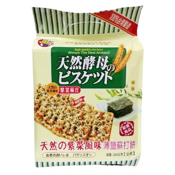 日日旺 紫菜蘇打餅 320g