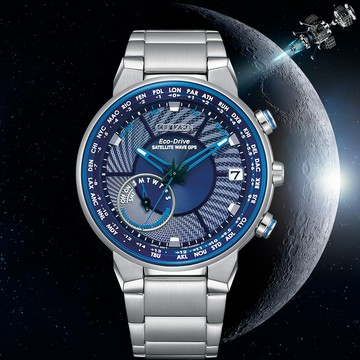 CITIZEN 星辰 GENTS GPS衛星對時光動能手錶-44mm CC3030-53L