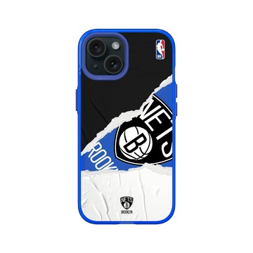 iPhone 15 Clear 激光藍 - NBA - 熱血系列-布魯克林籃網 Brooklyn Nets - Sweat and Tears