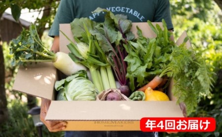 瀬戸内小豆島の旬野菜セット 農家直送 年4回お届け