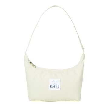 韓國 emis HOBO BAG 韓國製 尼龍肩背包 象牙白IVORY