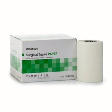Medical Tape 3 Inch X 10 Yard, White Case of 48 by McKesson