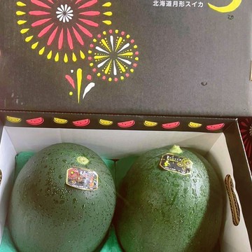 【帕查嬤嬤】🇯🇵日本 北海道 夏日 黑皮 紅黃肉西瓜組🍉｜日本西瓜禮盒