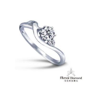 Alesai 艾尼希亞鑽石 30分 D/VVS1 鑽戒 3EX車工 培育鑽石