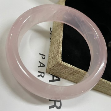 天然水晶 清透漂亮 星光粉水晶 粉水晶手鐲2號17mm75公克 19.5圍❤️自用送禮兩相宜 贈女友 心儀 A0024