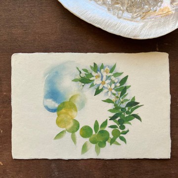 和紙明信片【芳香】Postcard