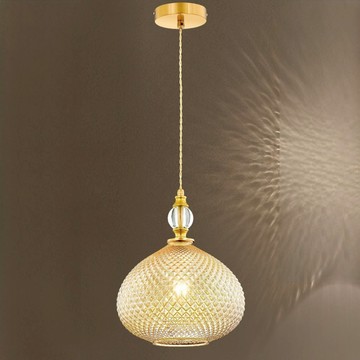 茶色玻璃單吊燈 B76-64-71572