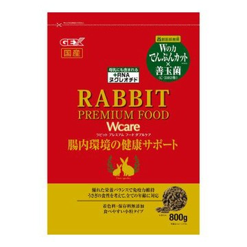 日本GEX 66194 雙倍呵護兔子主食800g (1GXR20060) 【2入組】