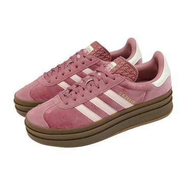 [ACS] adidas 休閒鞋 Gazelle Bold W 女鞋 粉紅 絨布 漸變 厚底 增高 愛迪達 IG4389