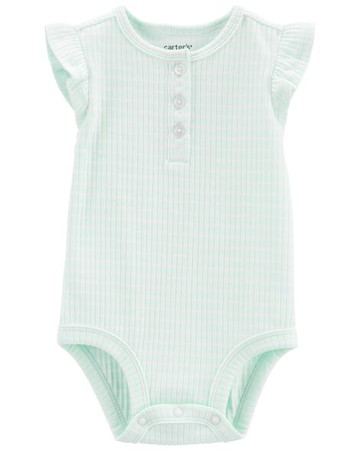 Baby Mint Striped Bodysuit