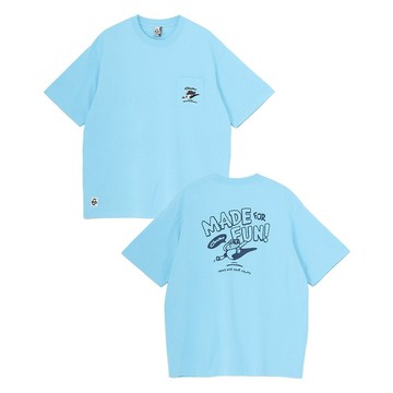 CHUMS Made for Fun! Pocket T-Shirt 男 短袖上衣 淺藍 CH012746A002