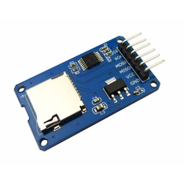 【AI電子】*(3-2)Micro SD卡模組 SPI介面 迷你TF卡讀寫 Arduino 有電位元轉換晶片