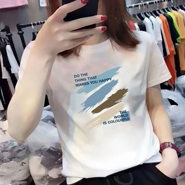 台灣现貨大尺碼上衣 女裝 大碼短袖  T恤 短袖 大尺碼上衣 大碼上衣 圓领T恤 女上衣 夏季上衣 寬鬆上衣 韓系上衣