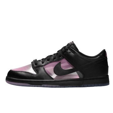 DUNK LOW RETRO TRANSPARENT BLACK PINK RISE
