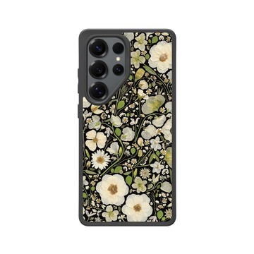 Galaxy S25 Ultra SolidSuit 黑 - Flower Press Stuido - 純白婚禮