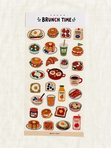 Brunch Time 早午餐貼紙