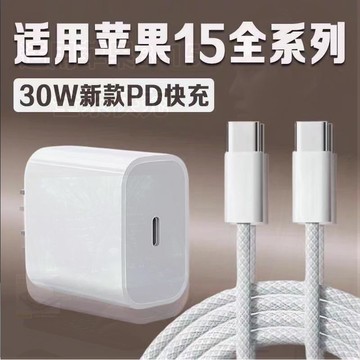 快充頭20W/30W充電頭 typec適用蘋果15全系快充充電器 ipad平板快充