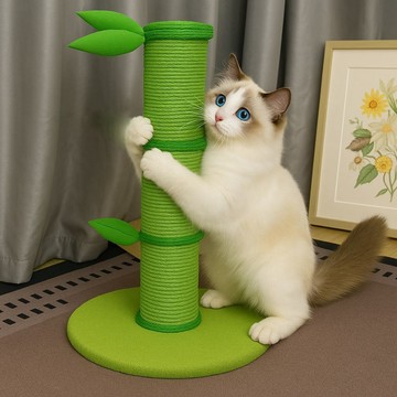 富贵竹猫抓柱猫抓板立式耐磨剑麻猫咪玩具用品一体网红猫爬架