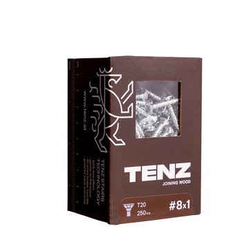 TENZ登馳 低耗能星型木螺絲 #8x1 小盒裝
