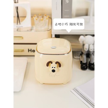 桌面垃圾桶可愛小號家用迷你小高顏值帶蓋辦公室客廳臥室桌上餐桌