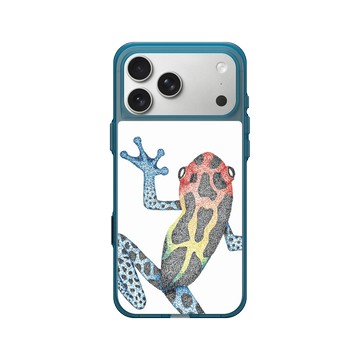 iPhone 17 Pro Max Clear (相機按鈕) 夜幕藍 - MOLECULARTS - 青蛙