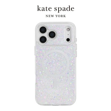 Kate Spade iPhone 17 Pro Max 6.9 精品磁吸防摔殼 銀河星鑽