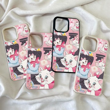 適用iPhone16PM 15Pro 14Plus 13 12皮革紋防摔殼可愛卡通簡約風11 XR 8P 7P保護套