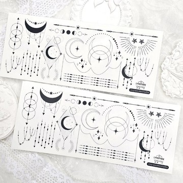 :Moonvow: 霧面透明貼紙