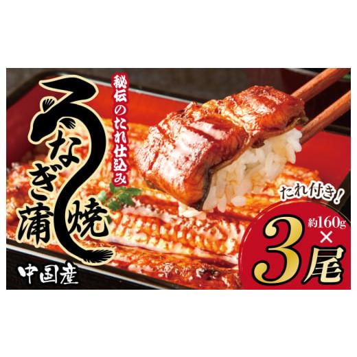 ふるさと納税 大阪府 泉佐野市 秘伝のたれ仕込み うなぎ蒲焼 合計480g（約160g×3尾）鰻 ウナギ 中国産 温めるだけ 簡単 レンジ調理 ふっくらふわふわ 炭火焼…