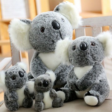 可愛考拉毛絨 小考拉公仔 樹袋熊玩偶  澳洲動物 考拉布娃娃 母子考拉 男女生日禮物 娃娃機