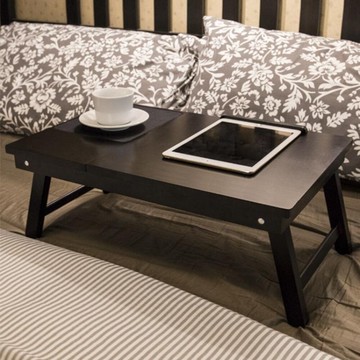 筆記本電腦桌實木家用桌大學生宿舍床上折疊桌膝上懶人桌小書桌 名創家居館DF