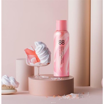 日本原裝進口88 by MEDULLA 奶油增效修復護髮泡沫 (玫瑰蜜桃 粉色)