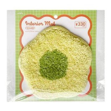 【100 Life Japan Can Do】黃色小花造型墊(1入)