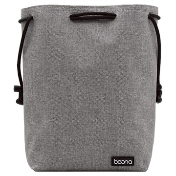 baona 包納 牛津布相機收納包 方形 中號 灰色 15*10*21cm  1個
