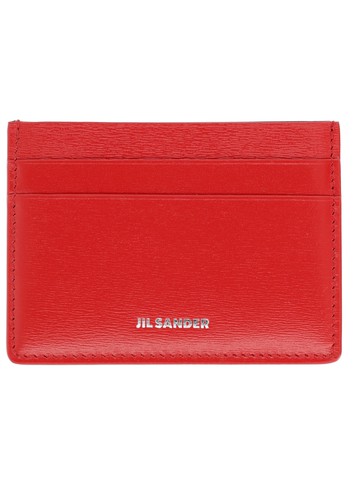 jil sander leather card holder