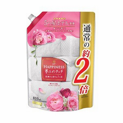 【Ｐ＆Ｇ】 レノアハピネス 夢ふわタッチ 華やかに香る アンティークローズ つめかえ用特大サイズ 810mL 【日用品】