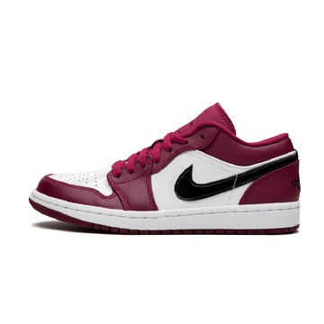 AIR JORDAN 1 LOW NOBLE RED WHITE