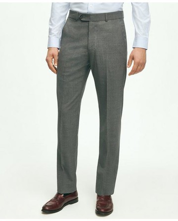 Brooks Brothers Men's Explorer Collection Classic Fit Wool Suit Pants | Light Grey | Size 37 32