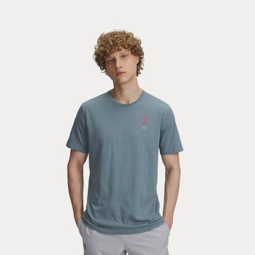 UA 男 CIRCLE LOGO STACK 短袖T-Shirt-熱銷商品