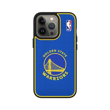 iPhone 13 Pro SolidSuit 黑-網布材質-NBA金州勇士