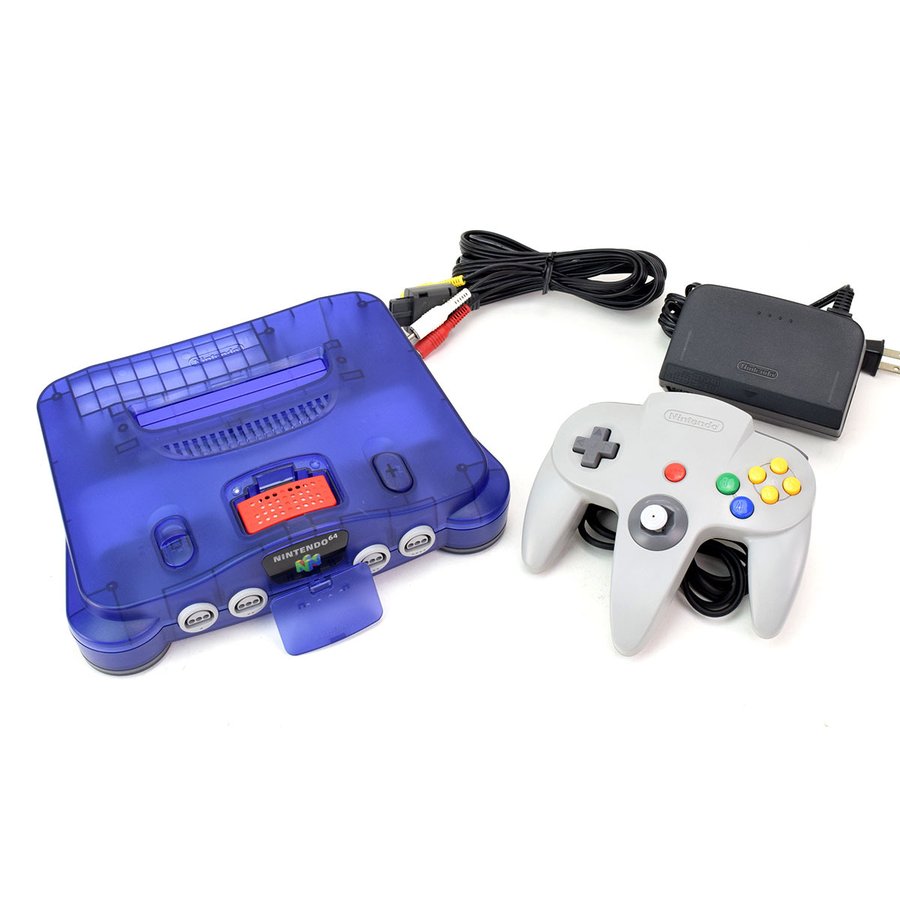 中古】 N64 ニンテンドー64 メモリー拡張パック付き ミッドナイト