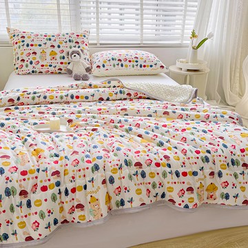 針織卡通兒童四季被  110 x 150cm  逗逗熊