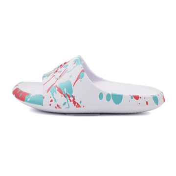 FILA KIDS 休閒 防水 拖鞋 中大童 金屬潑漆 白綠紅 S1067 (2-S436Z-132)