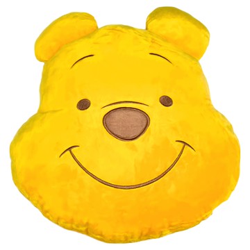 享夢城堡 Winnie the Pooh 小熊維尼 頭型抱枕 維尼冬季  30 x 30 x 9cm